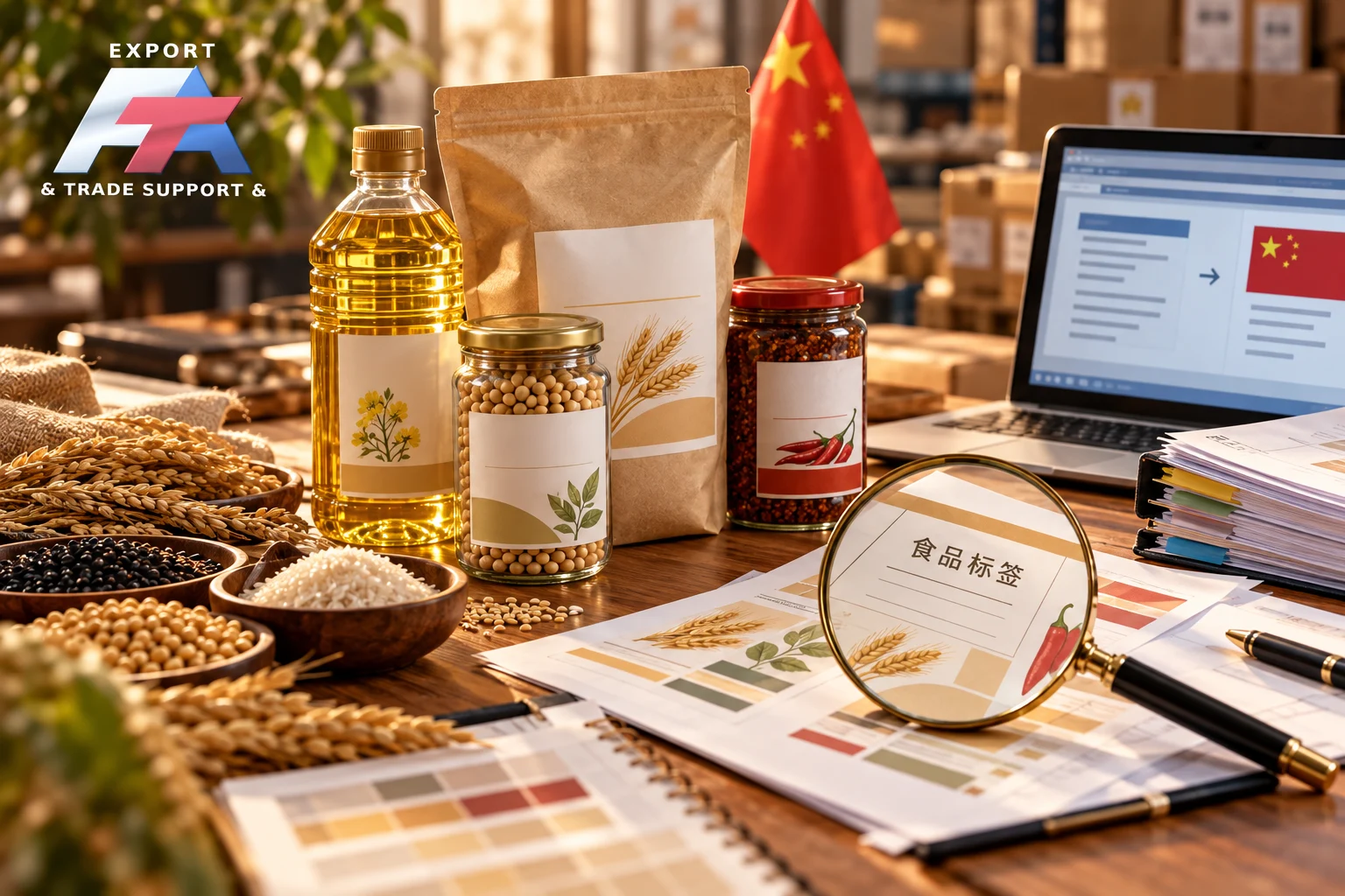 Labeling of Packaged Agro-Products for China: How to Agree on the Layout