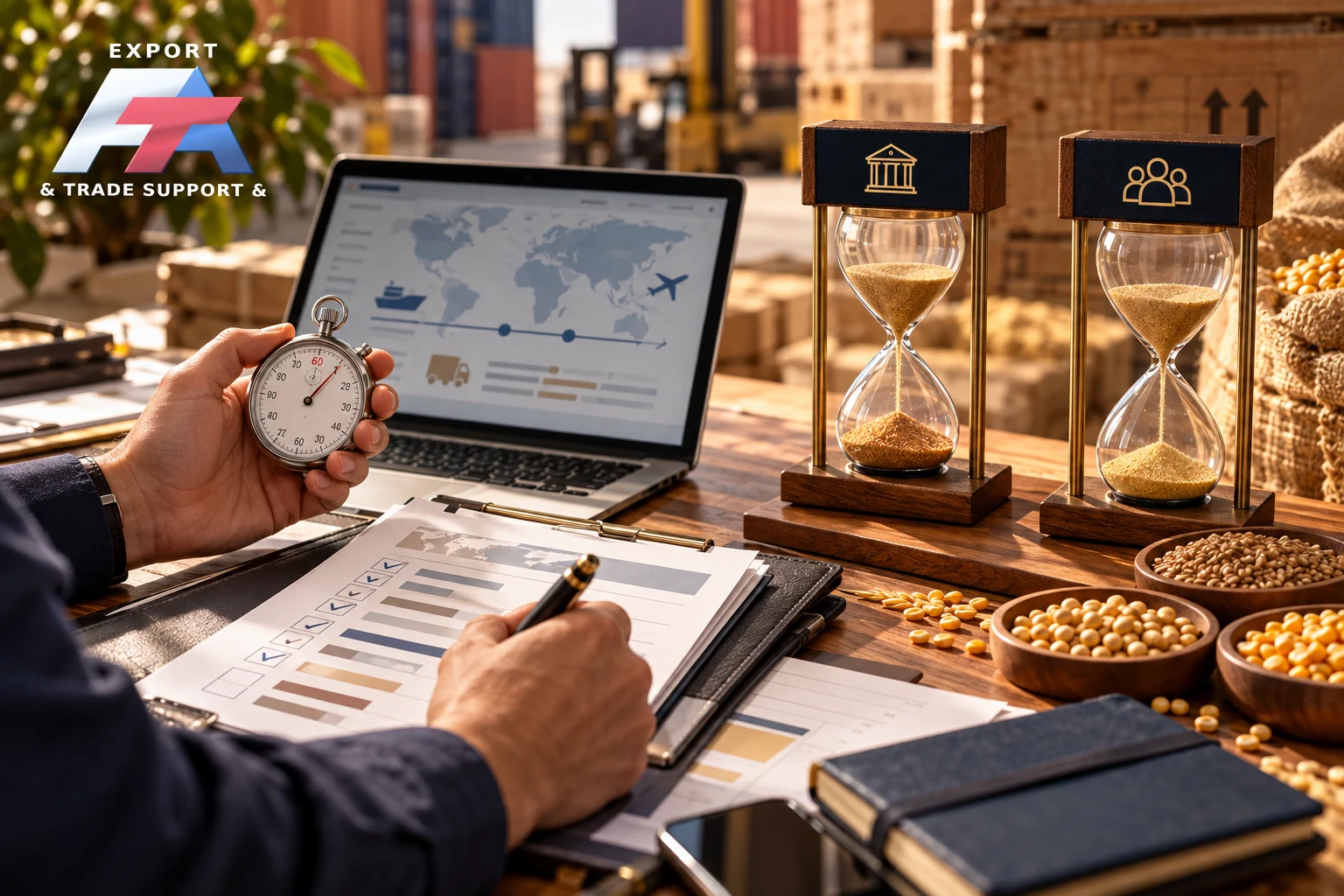Time Tracking for the Foreign Trade Department: Employee Work or Waiting for a Counterparty