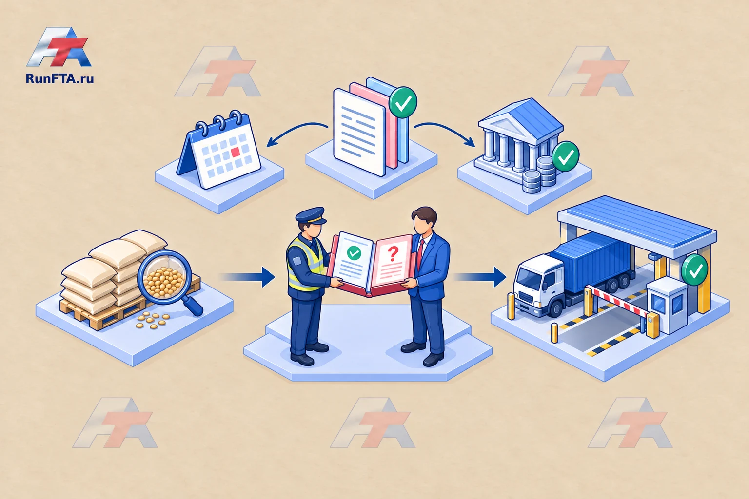 Comparison of the Goods Transfer Document Package at the Port: Parties Verify Data Before Further Transportation