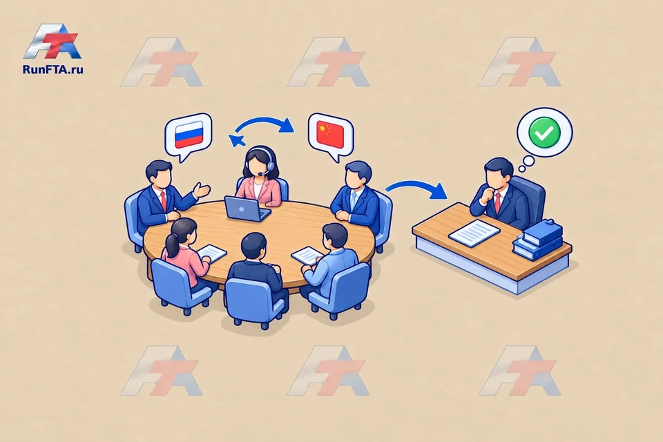 A sequential conversation leaves the commercial decision to the authorized participant.