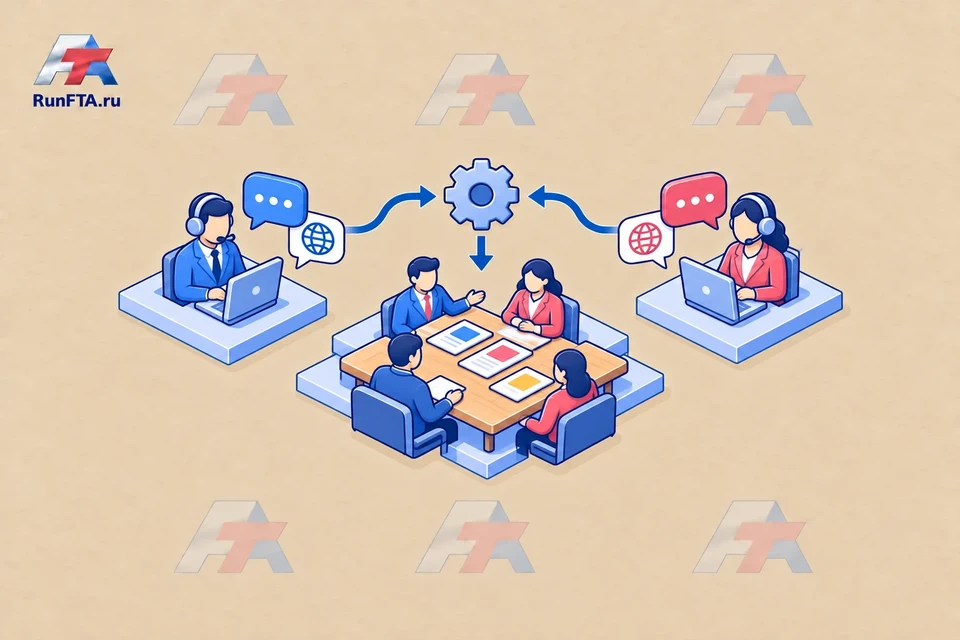 Negotiations link participants and future actions in a single working record.